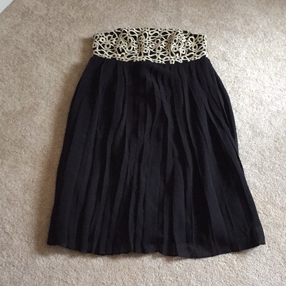 Lilly Pulitzer black strapless dress
